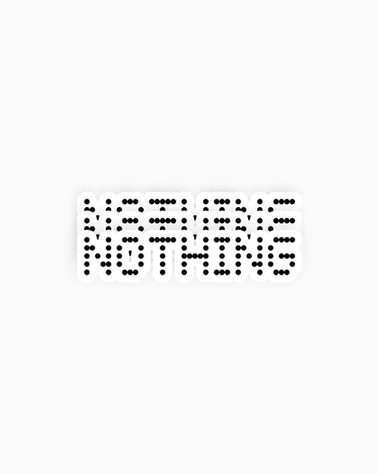Nothing Stickers (x10)