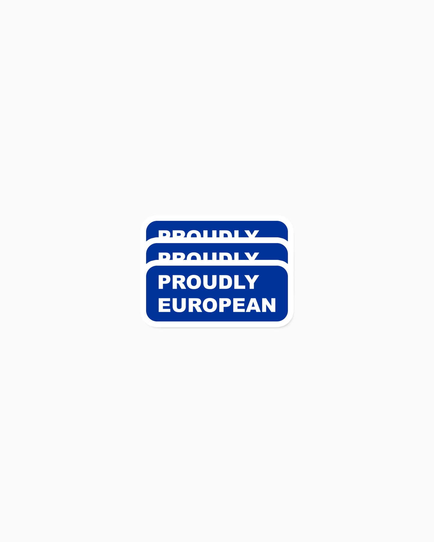 Proudly European Stickers (x10)