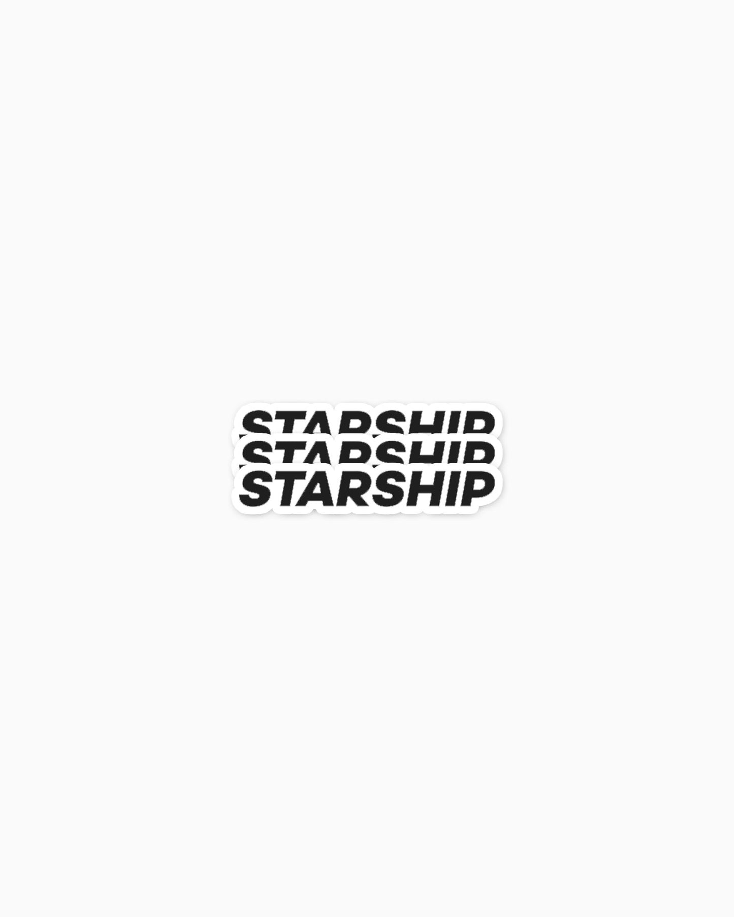 Starship Stickers (x10)